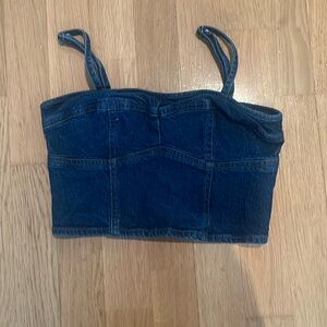 Denim Tank top worn once